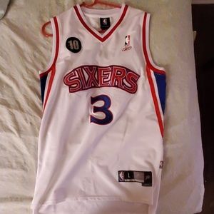 Sixers Allen Iverson Authentic Jersey